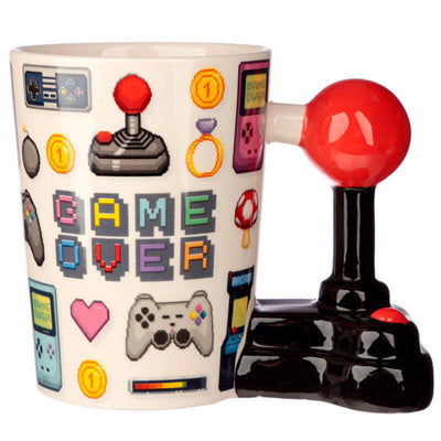 Mug Handle 3D Joystick Pixel Game Over — image 1