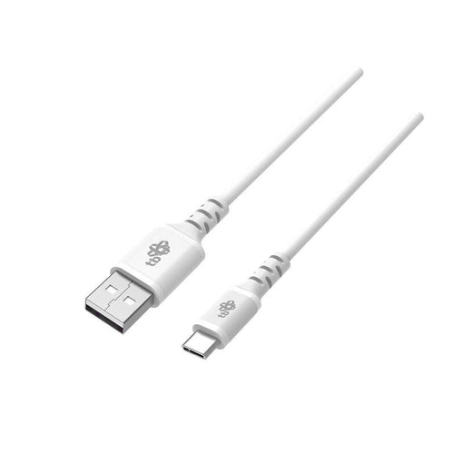 TB ! USB Cable -usb C 2M Silicone White — image 1