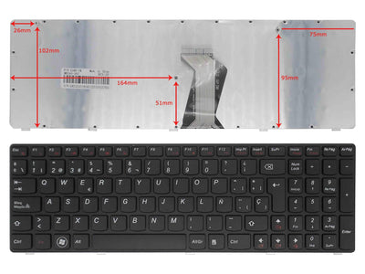 Keyboard Laptop Ibm / Lenovo G580 G580A G585 G585A Z580 V580 Series — image 1