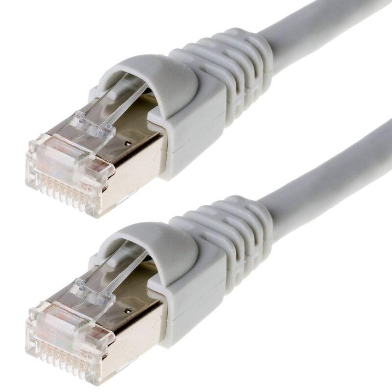 Telegärtner Network Cable SFTP CAT.6A Grey 1,0M