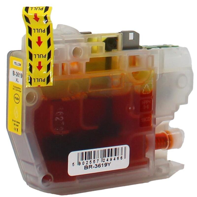 Ink Brother LC3619XLY Yellow 18ML Bulk