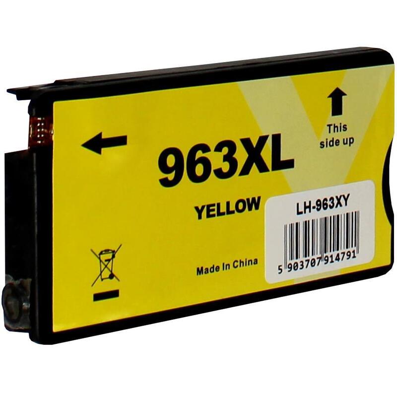 Ink HP 3JA29AE / 963XL Rem. Yellow 25ML Bulk