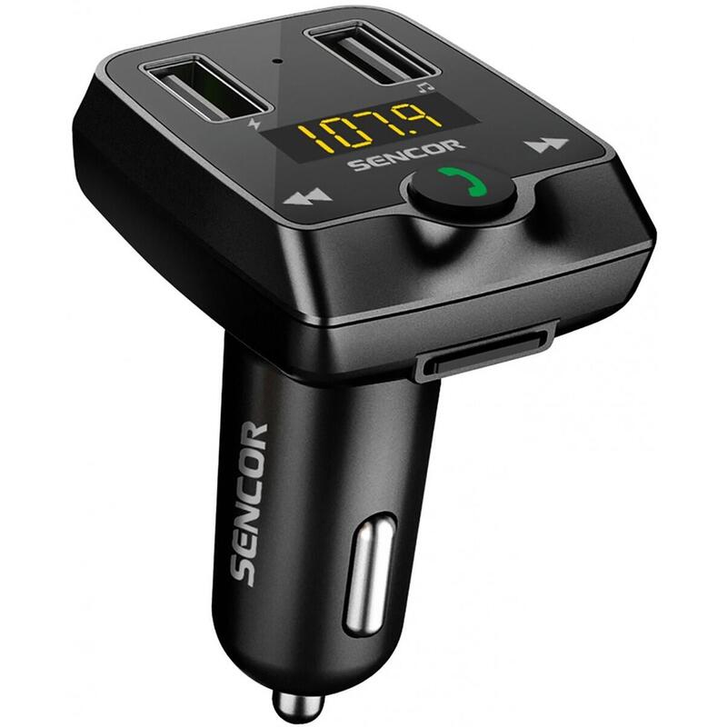 Transmiter Fm Swm 3535 Bt Modulator Bt / MP3, 2x Usb, Micro TF/SD