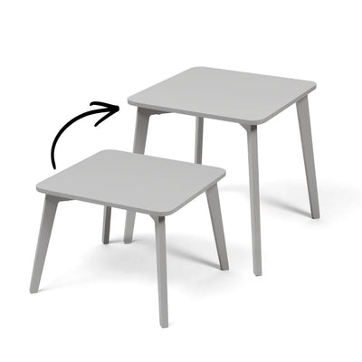 TULLA - Height-extendable Kids Table - Grey