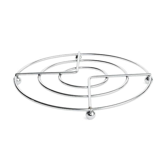 Foldable Table-top Mat Chrome-plated steel ø 22 x 22 cm