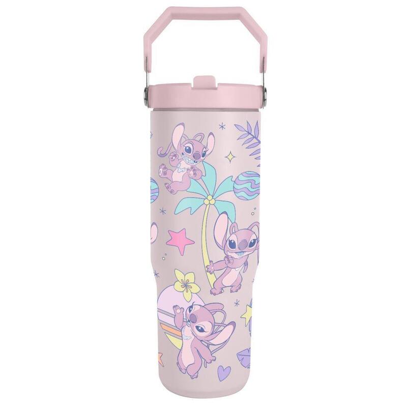 Glass Thermos Angel Stitch Disney 880ML